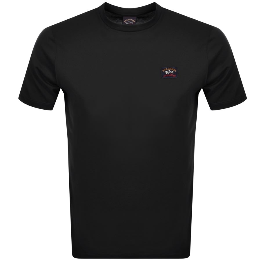 Alternative Image for ProductPaul And Shark Short Sleeved Logo T Shirt Black1